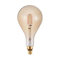  - Лампа светодиодная диммируемая филаментная Eglo E27 4W 2200K янтарная 12592
