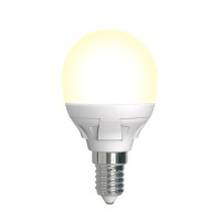  - Лампа светодиодная диммируемая Uniel E14 7W 3000K матовая LED-G45 7W/3000K/E14/FR/DIM PLP01WH UL-00004302