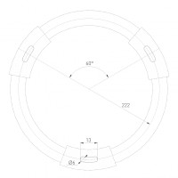  - Светильник IM-RONDO-EMERGENCY-3H-R500-54W Warm3000 (WH, 120 deg, 230V) (Arlight, IP40 Металл, 2 года)