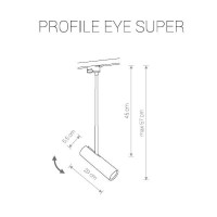  - Трековый светильник Nowodvorski Profile Eye Super 9324