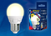  - Лампа светодиодная диммируемая Uniel E27 7W 3000K матовая LED-G45 7W/3000K/E27/FR/DIM PLP01WH UL-00004303