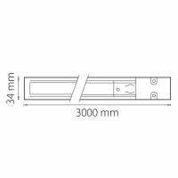  - Шинопровод трехфазный Lightstar Barra 504035