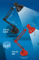  - Настольная лампа Uniel TLI-221 Black E27 UL-00002120