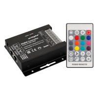  - Контроллер VT-S07-4x6A (12-24V, ПДУ 24 кн, RF) (Arlight, IP20 Металл, 3 года)