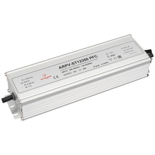 Блок питания ARPV-ST12350 PFC (12V, 29.0A, 350W) (Arlight, IP67 Металл, 5 лет) 