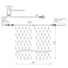 Светодиодная гирлянда ARD-NETLIGHT-HOME-1800x1500-CLEAR-180LED White (230V, 15W) (Ardecoled, IP20) - Светодиодная гирлянда ARD-NETLIGHT-HOME-1800x1500-CLEAR-180LED White (230V, 15W) (Ardecoled, IP20)