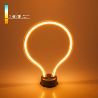  - Лампа светодиодная филаментная Elektrostandard E27 4W 2400K прозрачная 4690389136061