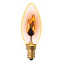  - Лампа накаливания Uniel E14 3W золотистая IL-N-C35-3/RED-FLAME/E14/CL UL-00002981