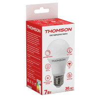  - Лампа светодиодная диммируемая Thomson E27 7W 4000K груша матовая TH-B2156