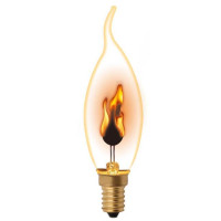  - Лампа накаливания Uniel E14 3W золотистая IL-N-CW35-3/RED-FLAME/E14/CL UL-00002982