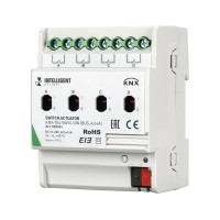  - INTELLIGENT ARLIGHT Релейный модуль KNX-704-SW16-DIN (BUS, 4x16A) (Arlight, -)