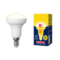  - Лампа светодиодная E14 7W 3000K матовая LED-R50-7W/WW/E14/FR/NR UL-00003845