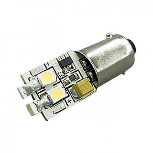 Автолампа AR-BA9s-6S1130-12V Warm White (ANR, Открытый) Лампа BA9s прямоугольный, светодиоды 6 шт smd 3528, цвет БЕЛЫЙ ТЕПЛЫЙ 2800-3200К. Питание 10-16VDC. Мощность 0.5Вт, световой поток 35 люмен.
Размер 30(с цоколем)х11.3 мм
