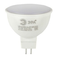  - Лампа светодиодная ЭРА GU5.3 5W 4000K матовая LED LED MR16-5W-840-GU5.3 R Б0049639