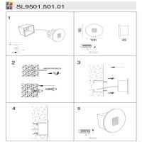  - Уличный светодиодный светильник ST Luce Visano SL9501.501.01