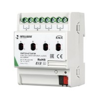 INTELLIGENT ARLIGHT Релейный модуль KNX-704-SW20-DIN (BUS, 4x20A) (Arlight, -)