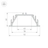 Профиль с экраном ALU-POWER-RW80F-2000 ANOD+FROST (Arlight, Алюминий) - Профиль с экраном ALU-POWER-RW80F-2000 ANOD+FROST (Arlight, Алюминий)