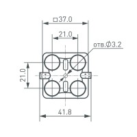  - Модуль герметичный ARL-LC2835-4-12V Red (Arlight, Закрытый)