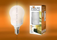  - Лампа энергосберегающая Volpe E14 11W 2700K матовая CFL-G 45 220-240V 11W E14 2700K 03643
