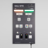  - Стенд Системы Управления DALI-DT8-1100x600mm-V1 (DB 3мм, пленка, лого) (Arlight, -)