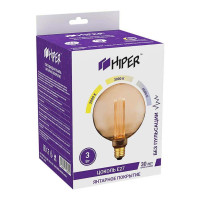  - Лампа светодиодная диммируемая Hiper E27 3W 2000/3000/4000K янтарная HL-2232