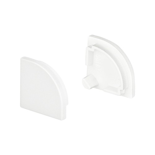 Заглушка SL-KANT-H16 ROUND WHITE глухая (Arlight, Пластик) Пара заглушек белого цвета (без отверстия) для профиля SL-KANT-H16 под круглый экран. В комплекте 2 заглушки. Цена за комплект.