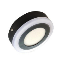  - Настенно-потолочный светодиодный светильник Elvan NLS-500R-6/3-WW/NH-Bk