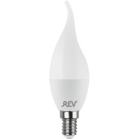 - Лампа светодиодная REV FC37 Е14 7W 4000K нейтральный белый свет свеча на ветру 32352 5