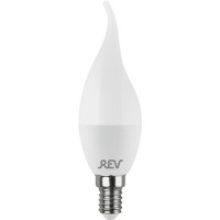  - Лампа светодиодная REV FC37 Е14 9W 2700K теплый свет свеча на ветру 32514 7