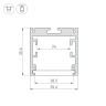 Профиль SL-ARC-3535-D1500-A45 SILVER (590мм, дуга 1 из 8) (Arlight, Алюминий) - Профиль SL-ARC-3535-D1500-A45 SILVER (590мм, дуга 1 из 8) (Arlight, Алюминий)