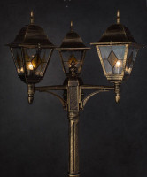  - Садово-парковый светильник Arte Lamp Berlin A1017PA-3BN