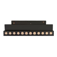  - Светильник MAG-ORIENT-DOTS-FOLD-S230-12W Warm3000 (BK, 30 deg, 48V) (Arlight, IP20 Металл, 5 лет)