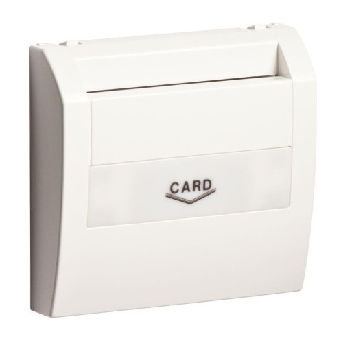 Лицевая панель Efapel Apolo 5000 карточного выключателя белый 50731 TBR 