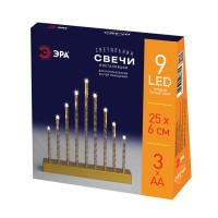  - Светодиодная новогодняя фигура ЭРА ENGS-09 Свечи 9 LED Б0051935