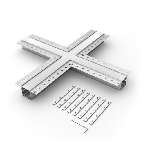Крестовина SL-LINIA32-FANTOM (Arlight, Металл) Крестовина в сборе, для профиля SL-LINIA32-FANTOM. В комплекте крестовина с экраном, соединители, винты, шестигранный ключ.