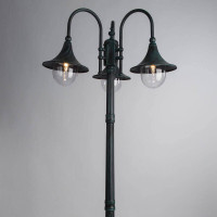  - Садово-парковый светильник Arte Lamp Malaga A1086PA-3BG