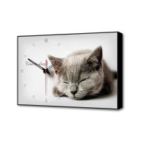  - Настенные часы Серая кошка Timebox Toplight 37х60х4см TL-C5022