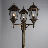  - Садово-парковый светильник Arte Lamp Genova A1207PA-3BN
