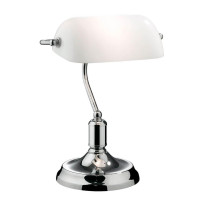  - Настольная лампа Ideal Lux Lawyer TL1 Cromo 045047