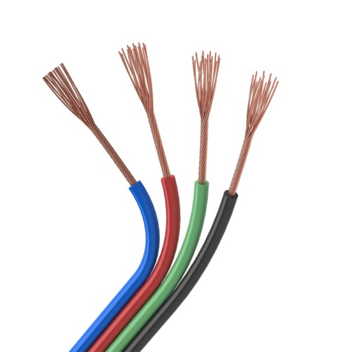 Шлейф питания ARL-22AWG-4Wire-CU (Arlight, -) Шлейф для питания и управления мультицветными (RGB) светодиодными лентами. 4 проводника, калибр проводника 22AWG, сечение проводника 0.31 мм², проводник из луженой меди, внешняя оболочка из ПВХ синего, красного, зеленого и черного цветов. Длина кабеля в бухте — 50 метров.
(!!!)Калибр проводника шлейфа питания и его сечение должны соответствовать нагрузке, см.даташит(!!!)