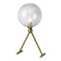  - Настольная лампа Crystal Lux Andres LG1 Bronze/Transparente