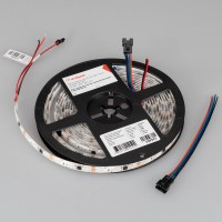  - Лента герметичная SPI-SE-B60-10mm 12V RGB-PX3-BPT (12 W/m, IP65, 5060, 5m) (Arlight, бегущий огонь)