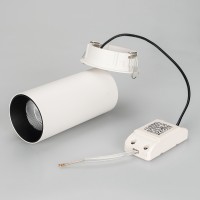  - Светильник SP-POLO-BUILT-R65-8W White5000 (WH-BK, 40 deg) (Arlight, IP20 Металл, 3 года)
