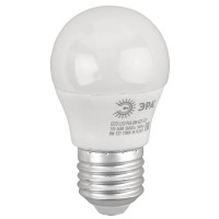  - Лампа светодиодная ЭРА E27 8W 2700K матовая ECO LED P45-8W-827-E27 Б0030024