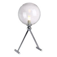  - Настольная лампа Crystal Lux Fabricio LG1 Chrome/Transparente