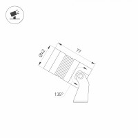  - Светильник ALT-RAY-R42-5W Warm3000 (RAL 6010, 25 deg, 230V) (Arlight, IP67 Металл, 3 года)