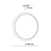 - Настенно-потолочный светодиодный светильник Sonex Yuki 3061/36L