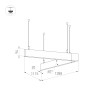 Светильник ALT-LINEAIR-ANGLE-60-FLAT-UPDOWN-DIM-1290x1115-85W Warm3000 (BK, 100 deg, 230V) (Arlight, IP20 Металл, 3 года) - Светильник ALT-LINEAIR-ANGLE-60-FLAT-UPDOWN-DIM-1290x1115-85W Warm3000 (BK, 100 deg, 230V) (Arlight, IP20 Металл, 3 года)