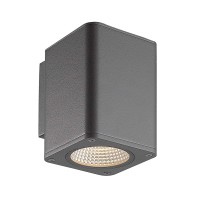  - Светильник LGD-EVO-WALL-S100x100-12W Warm3000 (GR, 44 deg, 230V) (Arlight, IP54 Металл, 3 года)