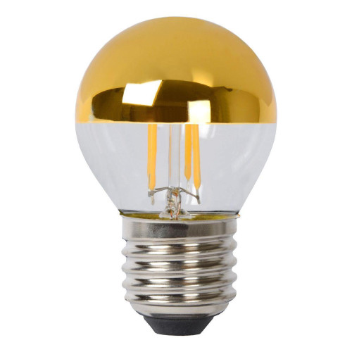 Лампа светодиодная диммируемая Lucide E27 4W 2700K золотая 49021/04/10 